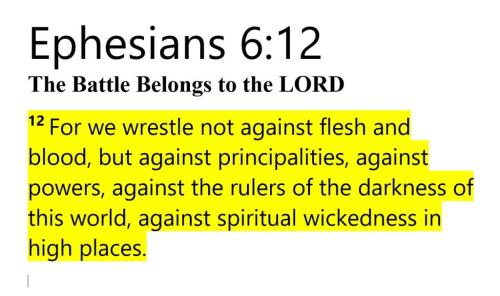 Ephesians 6.12