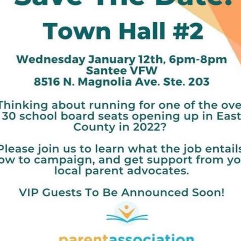 Santee, CA - Jan 12, 2022 - Town Hall