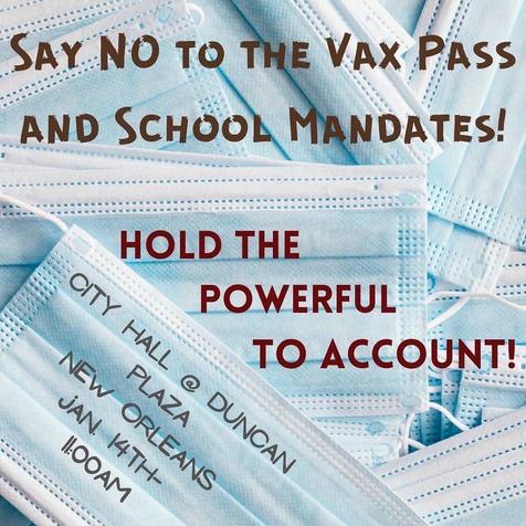 New Orleans, LA - Jan 14, 2022 - Freedom Rally