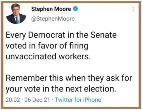 firing unvaccinated workers