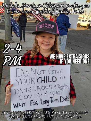 Clovis, CA - Jan 9, 2022 - Medical Freedom Rally