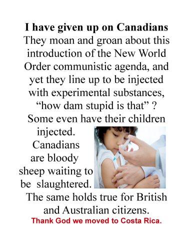 I have given up on Canadians