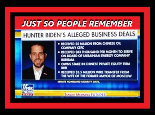 JUST SO PEOPLE REMEMBER