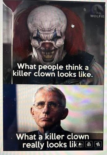 fauci killer clown