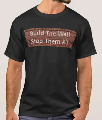 BUILD THE WALL STOP THEM ALL TSHIRT