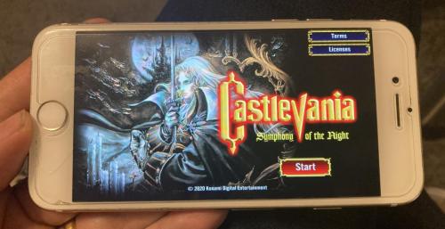 Castlevania: Symphony of the Night on iOS