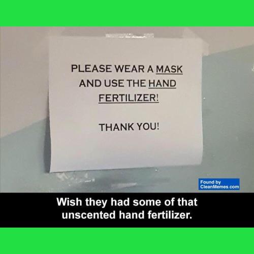 Mask and Hand Fertilizer