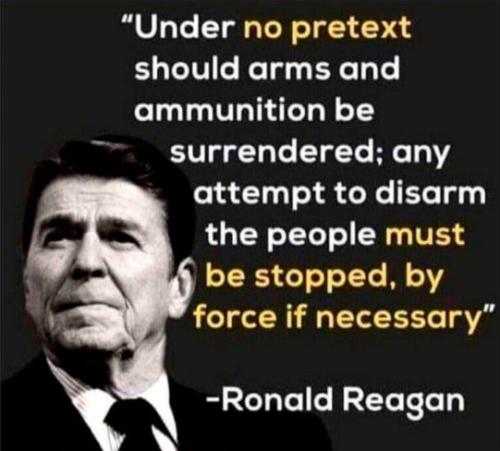 under no pretext should firearms and ammunition be surrendered