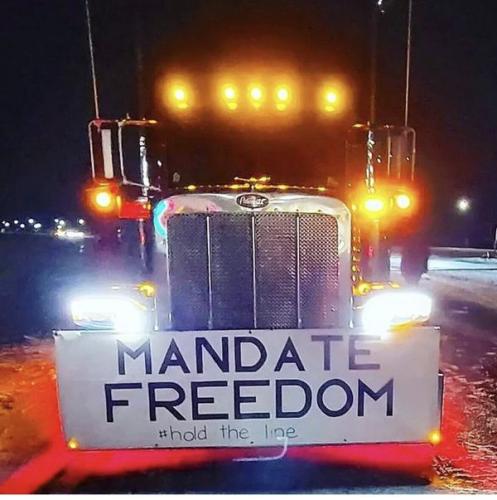 Mandate freedom trucker