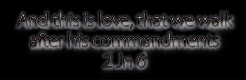 Facebook background and this is love that we walk after his commandments copy