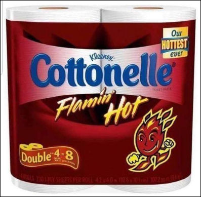 flaming hot cottonella