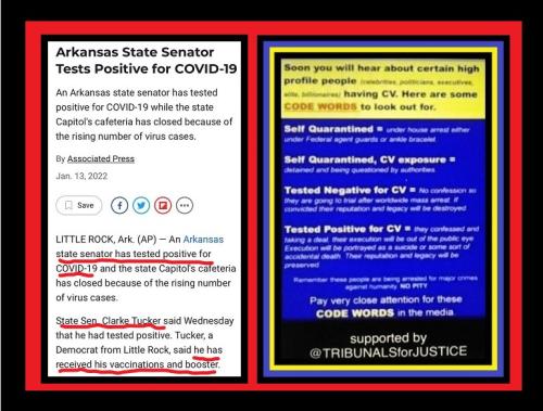 ARKANSAS SEN. CLARK TUCKER TEST POSITIVE