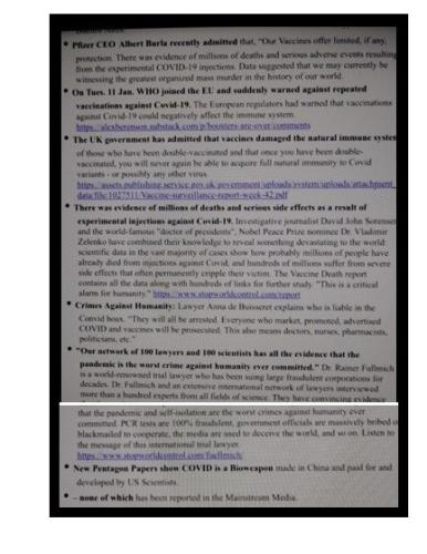 VACCINE IS DANGEROUS 1