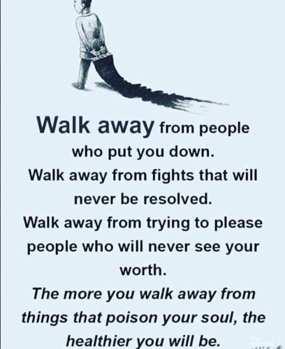 walk away f