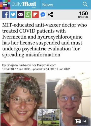Pro vax choice doctor suspended