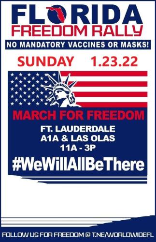 Fort Lauderdale, Florida - Jan 23, 2002 - Freedom Rally