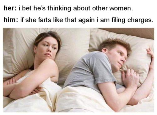 if she farts like that again i am filing charges