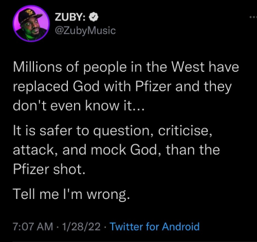 Pfizer over God