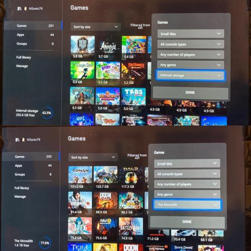 Xbox One digital games shuffle