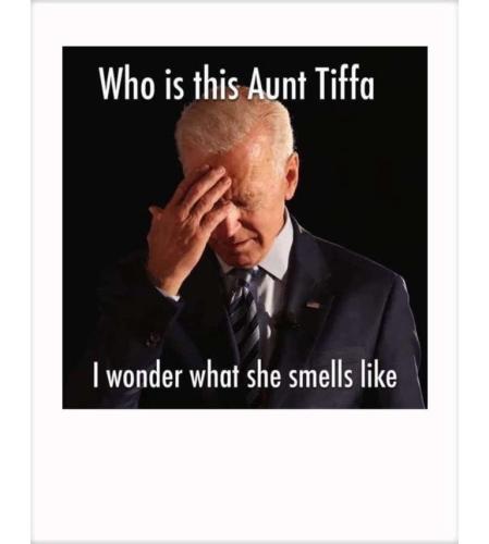 Who-is-Aunt-Tiffa-Joe-Biden-Funny-Meme-white-post-garment