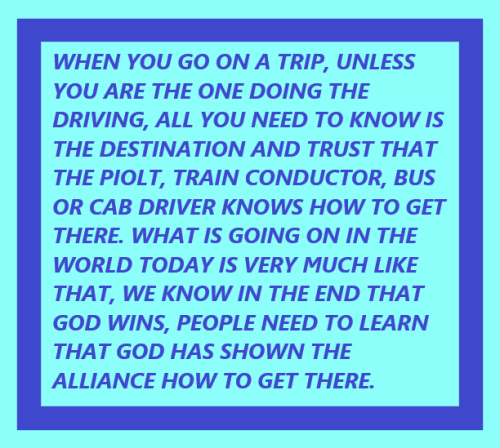 WHEN YOU GO ON A TRIP