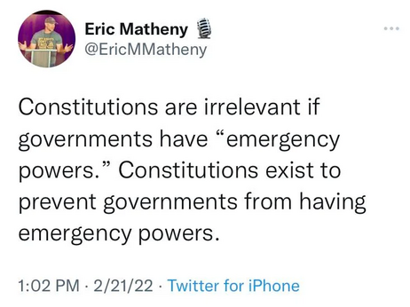 Constitution Emergency acts 1