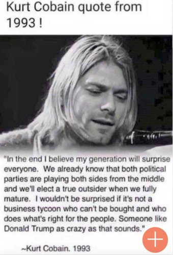 Kurt Cobain on the System