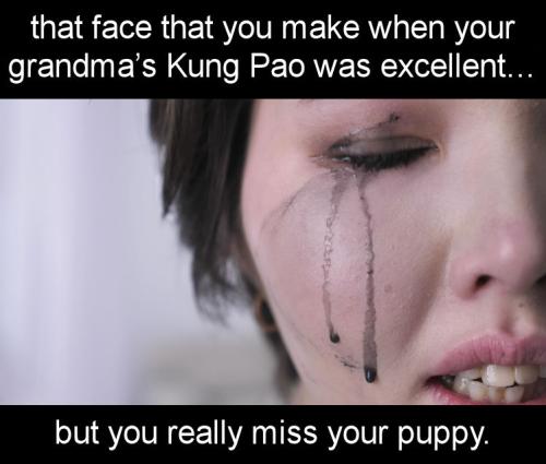 when your grandmas kung pao was excelent
