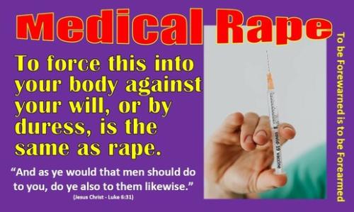 Vax medical rape - do unto them