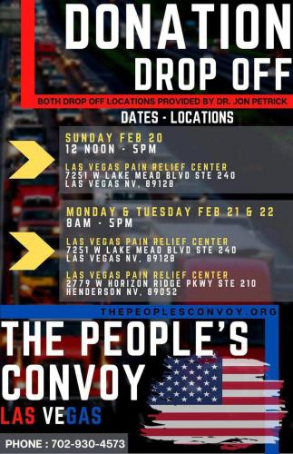 Las Vegas, Nevada - Feb 20 - 22 - Drop Off Locations