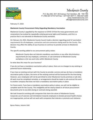 Mackenzie County - Alberta