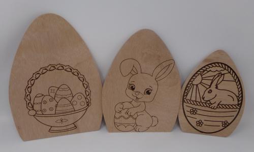 Easter eggs with designs