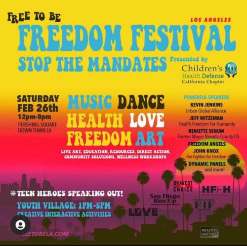 Los Angeles, California - Feb 26, 2022 - Freedom Festival