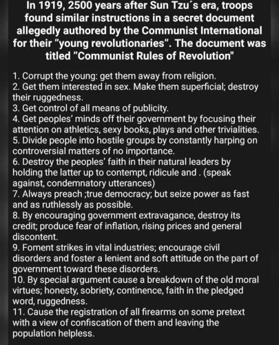 Communist Rules 1