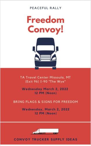 Missoula. Montana - Mar 2. 2022 - Rally