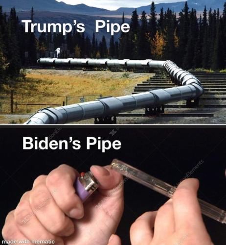 Biden Trump Pipes 1