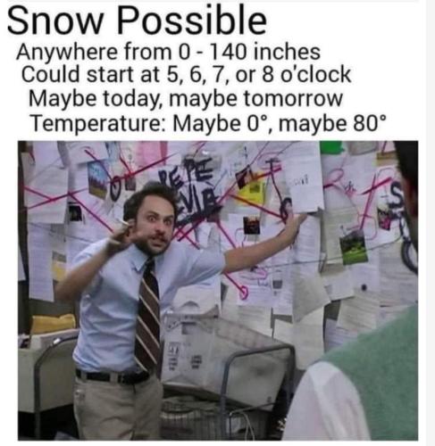 snow possible