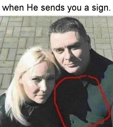 when He sends you a sign