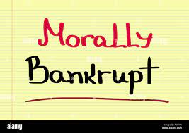 Morally Bankrupt