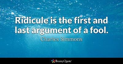 Ridicule