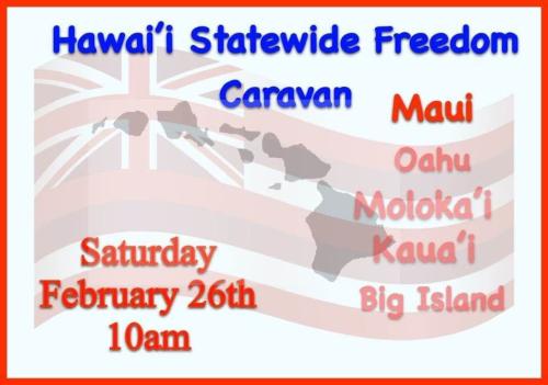 Hawaii Statewide - Feb 26, 2022 - Freedom Caravan