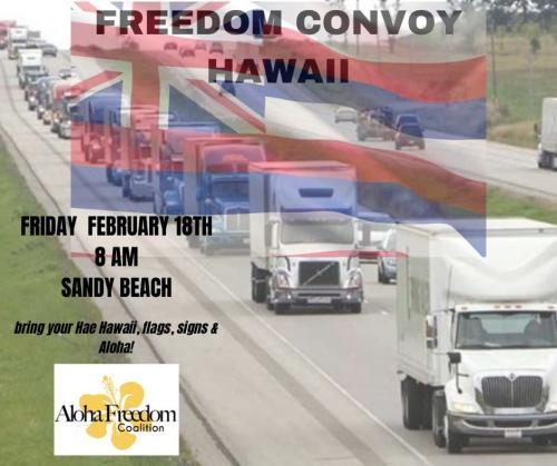 Hawaii - February 18, 2022 - Freedom Convoy