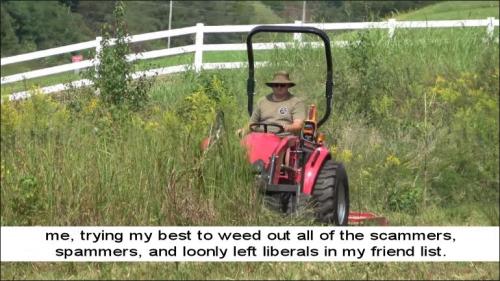 me trying my best to weed out all of the scammers spammers and liberals in my friend list