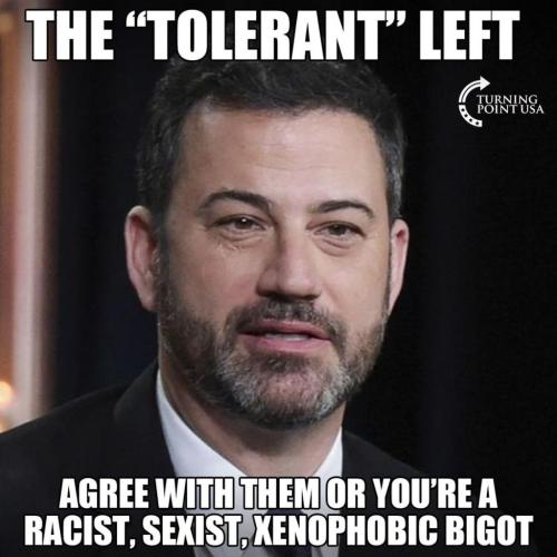 tolerant left