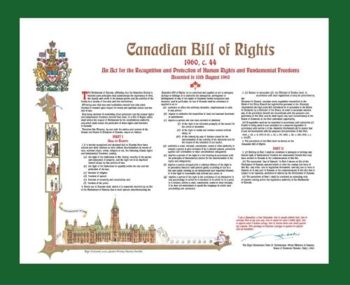 canadian bill of rights