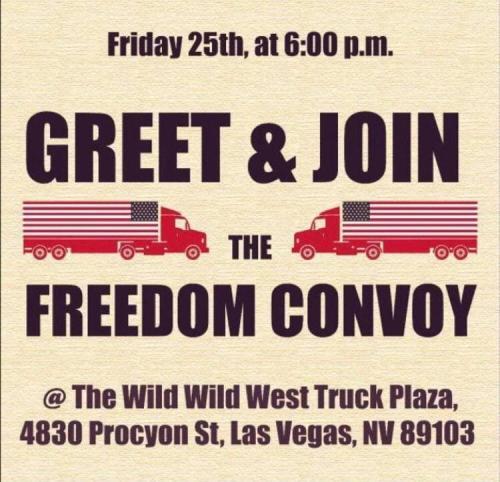 Las Vegas, Nevada - Feb 25, 2022 - Meet and Greet Truckers