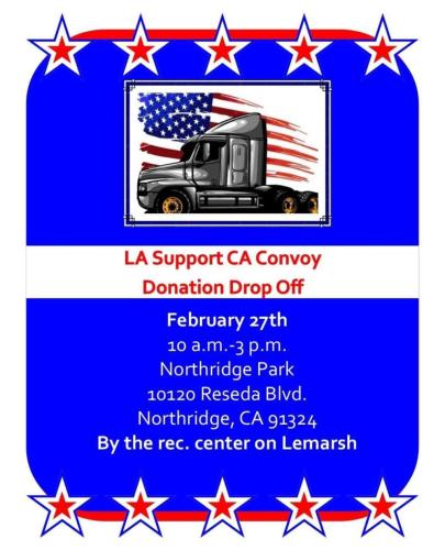 Northridge, California - Feb 27, 2022 - Donation Drop Off