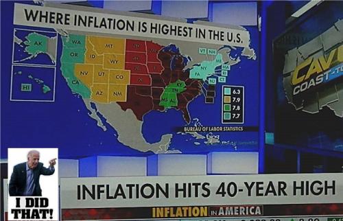 Inflation 40 yr. high