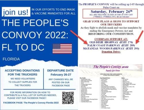 Florida - Feb 26, 2022 - Overpass Rally Locations