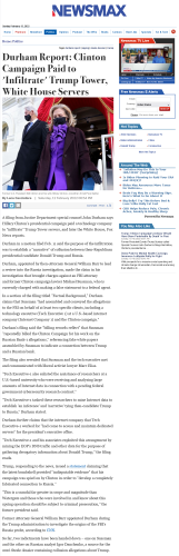 Screenshot 2022-02-13 at 06-58-44 Durham Report Clinton Campaign Paid to 'Infiltrate' Trump Tower, White House Servers